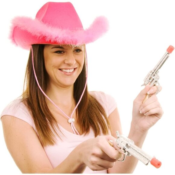 ❤️Women Pink Hat  with feathers With Heart Shaped Sunglasses for Party Dress Up - Picture 7 of 9